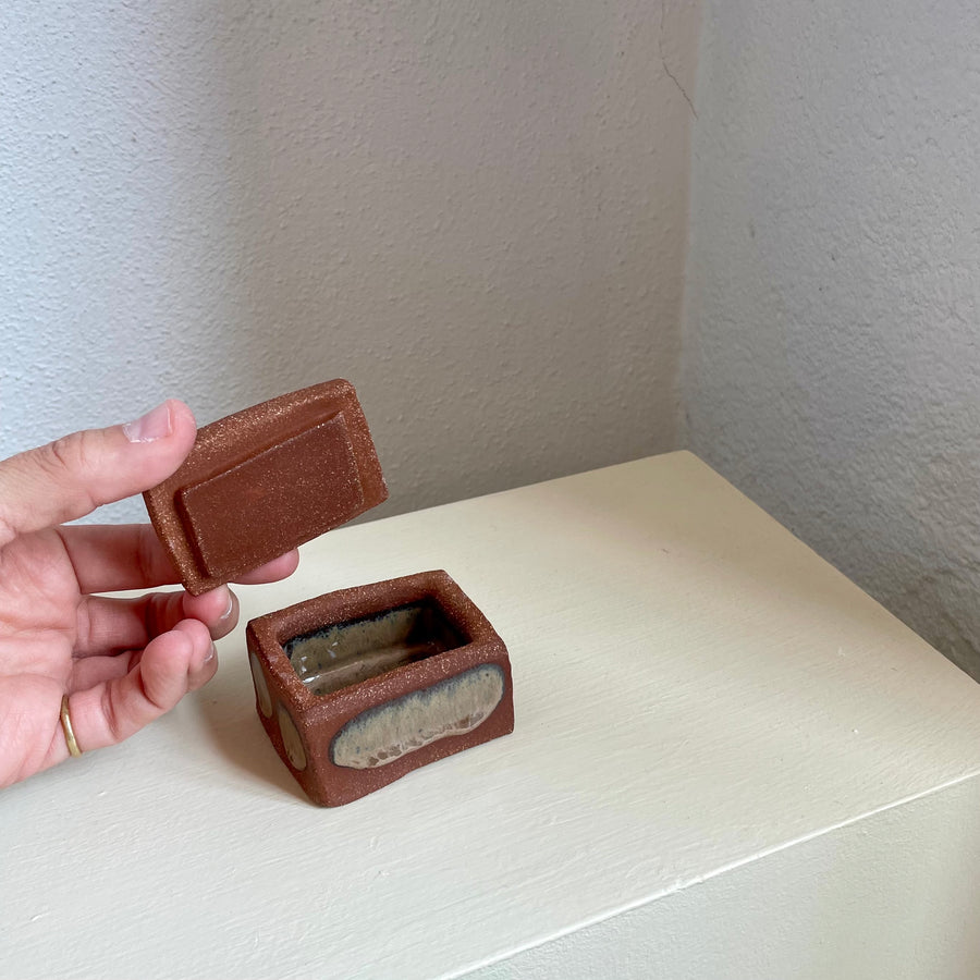 Tan Shapes Jewelry Box