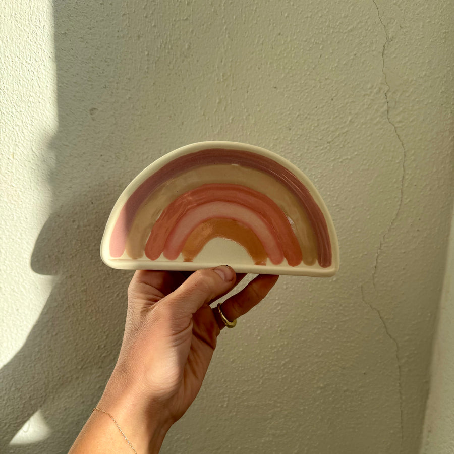 Pink Rainbow Dish